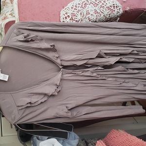 Kenar open ruffle cardigan S